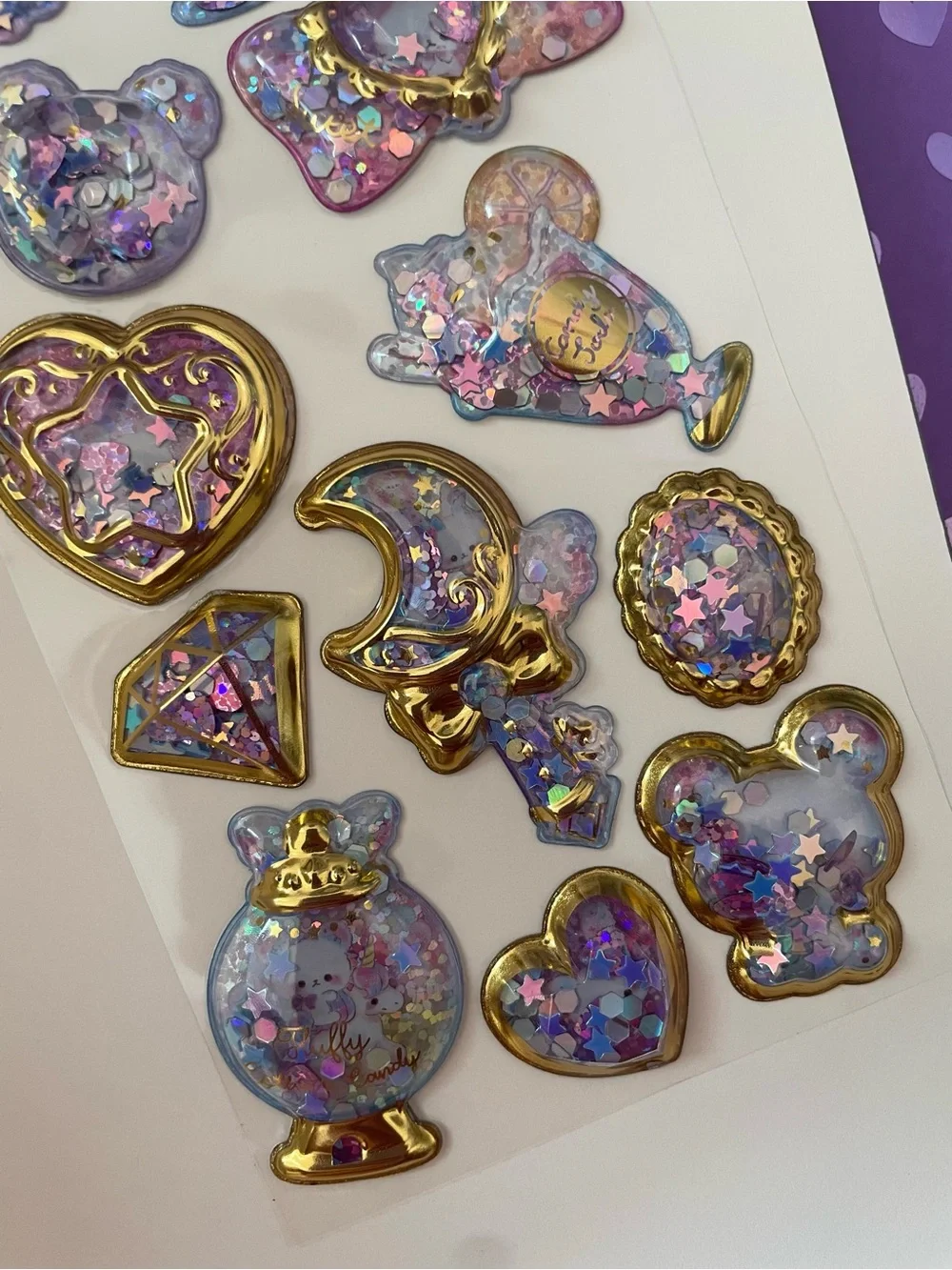 Capsule stickers Cat & Bear